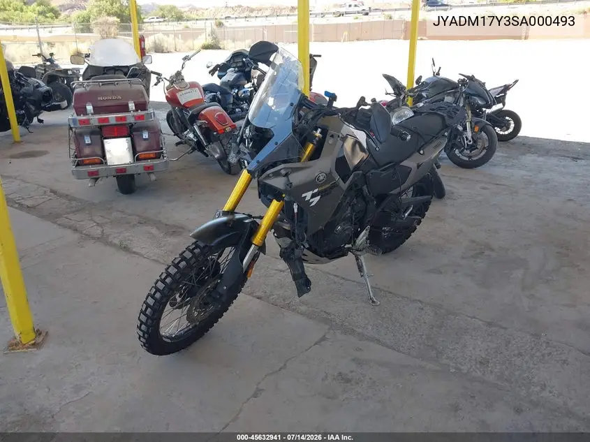 2025 Yamaha Xtz690 VIN: JYADM17Y3SA000493 Lot: 45632941