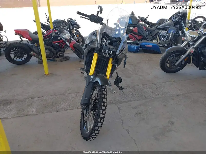 2025 Yamaha Xtz690 VIN: JYADM17Y3SA000493 Lot: 45632941