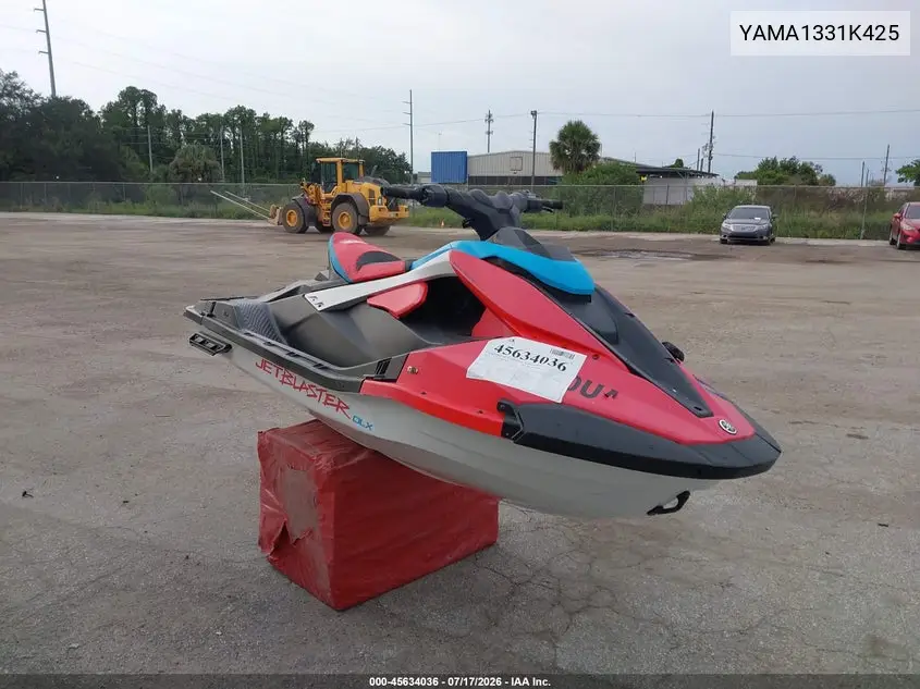 2025 Yamaha Jet Blaster VIN: YAMA1331K425 Lot: 45634036