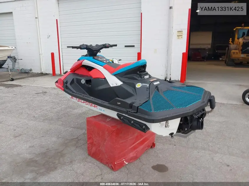 2025 Yamaha Jet Blaster VIN: YAMA1331K425 Lot: 45634036