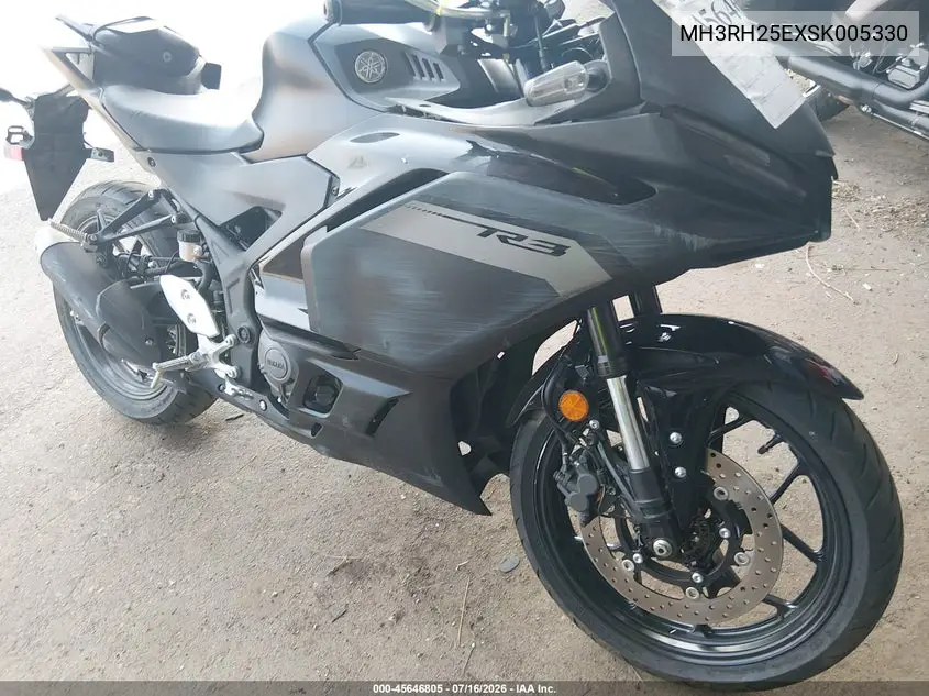 2025 Yamaha Yfz320 A VIN: MH3RH25EXSK005330 Lot: 45646805