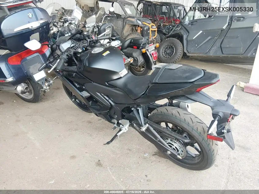 2025 Yamaha Yfz320 A VIN: MH3RH25EXSK005330 Lot: 45646805