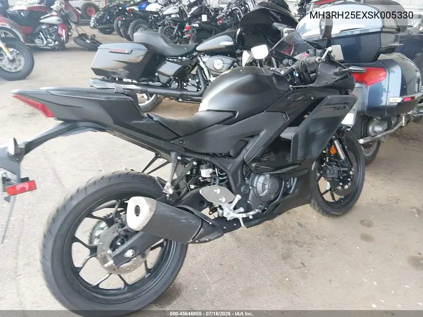 2025 Yamaha Yfz320 A VIN: MH3RH25EXSK005330 Lot: 45646805
