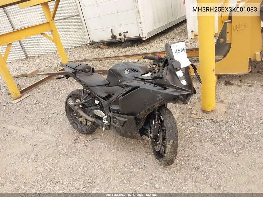 2025 Yamaha Yfz320 A VIN: MH3RH25EXSK001083 Lot: 45661260