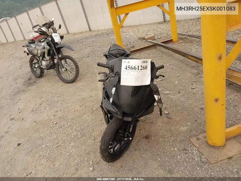 2025 Yamaha Yfz320 A VIN: MH3RH25EXSK001083 Lot: 45661260