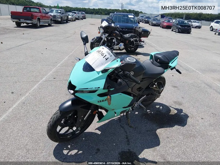 2026 Yamaha Yfz320 A VIN: MH3RH25E0TK008707 Lot: 45603614
