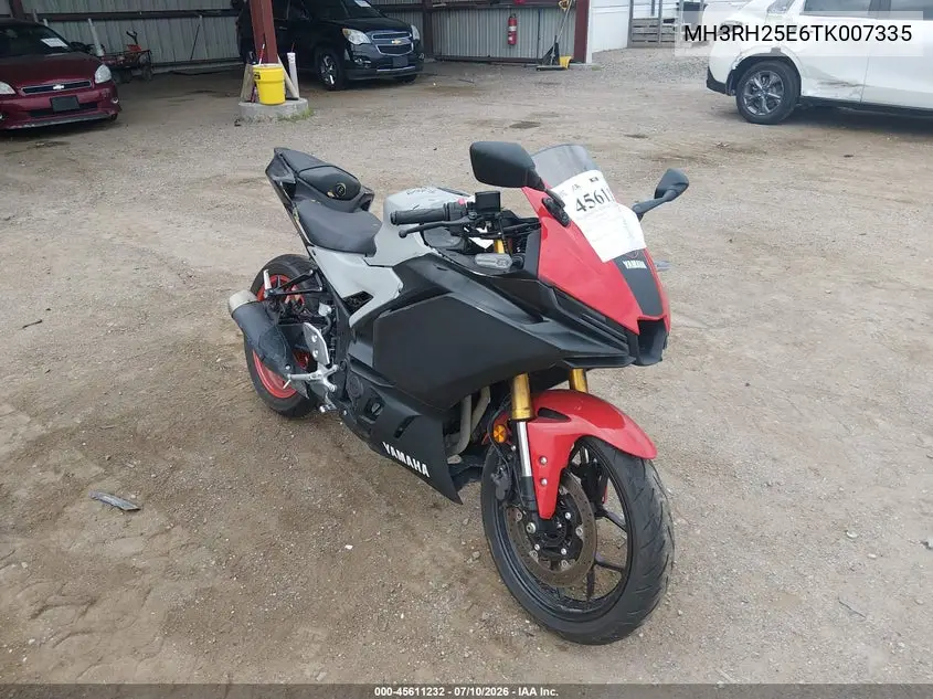 2026 Yamaha Yfz320 A VIN: MH3RH25E6TK007335 Lot: 45611232