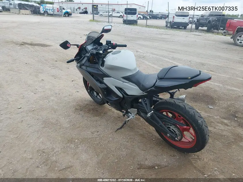 2026 Yamaha Yfz320 A VIN: MH3RH25E6TK007335 Lot: 45611232