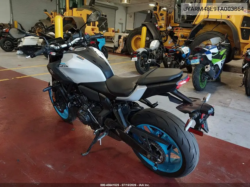 2026 Yamaha Mtn690 VIN: JYARM48E9TA003864 Lot: 45641525