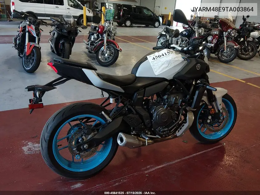 2026 Yamaha Mtn690 VIN: JYARM48E9TA003864 Lot: 45641525