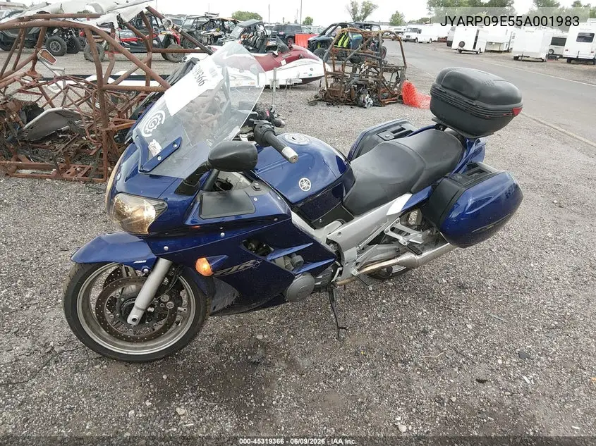 2005 Yamaha Fjr1300 A VIN: JYARP09E55A001983 Lot: 45319366