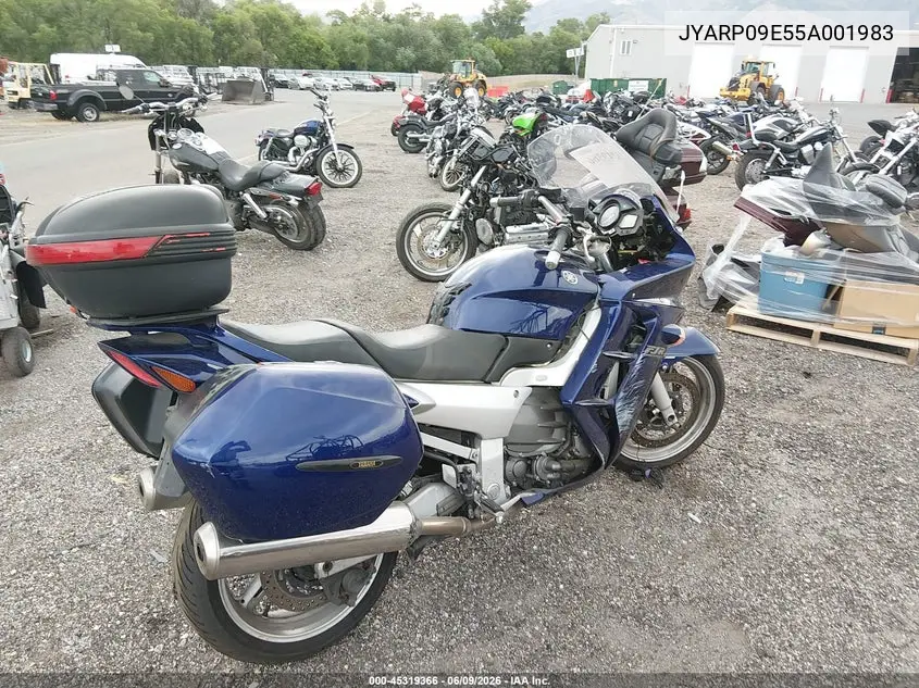 2005 Yamaha Fjr1300 A VIN: JYARP09E55A001983 Lot: 45319366
