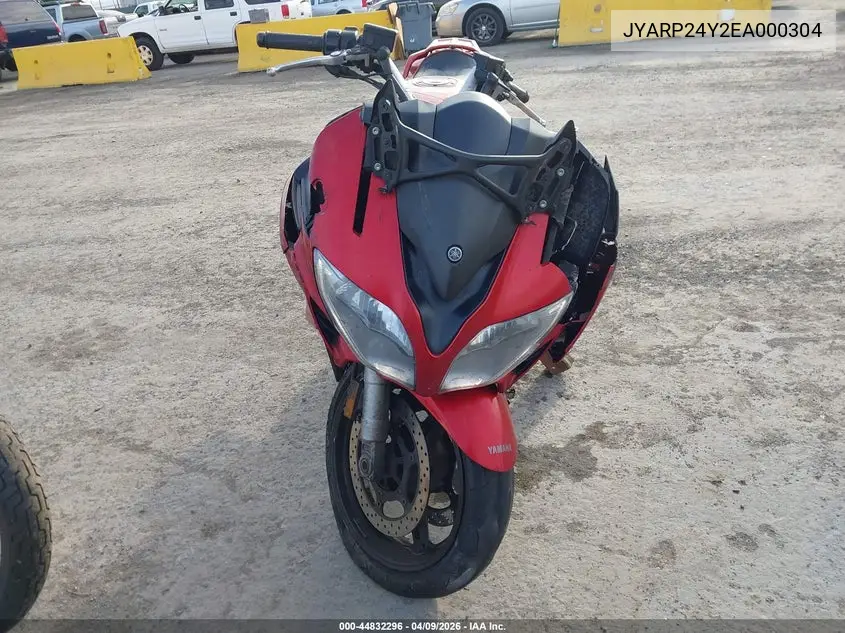 2014 Yamaha Fjr1300 Ac VIN: JYARP24Y2EA000304 Lot: 44832296