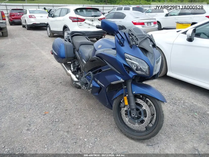 2018 Yamaha Fjr1300 A VIN: JYARP29E1JA000528 Lot: 45079035