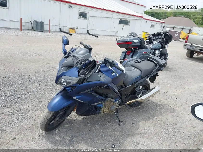 2018 Yamaha Fjr1300 A VIN: JYARP29E1JA000528 Lot: 45079035