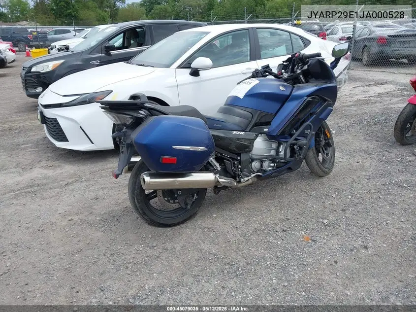2018 Yamaha Fjr1300 A VIN: JYARP29E1JA000528 Lot: 45079035