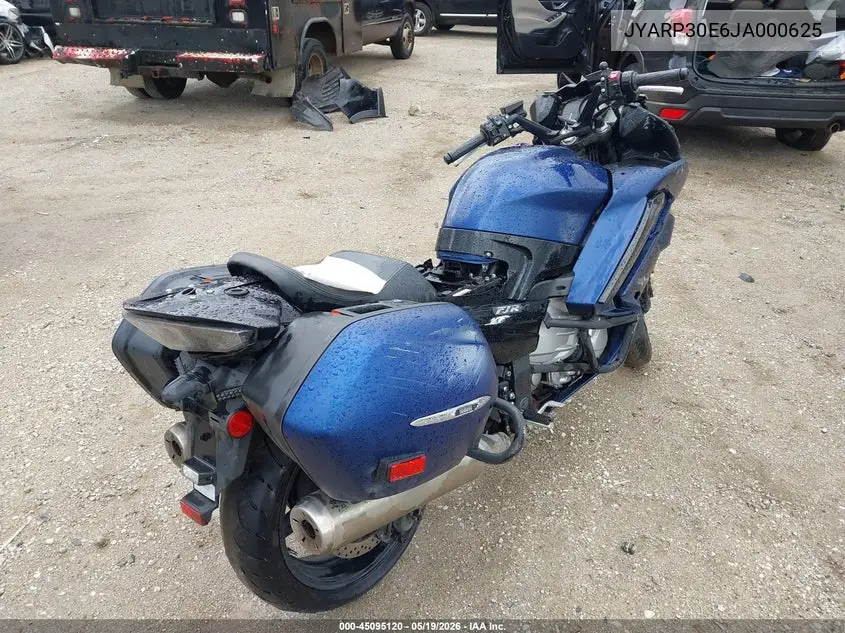 2018 Yamaha Fjr1300 Ae VIN: JYARP30E6JA000625 Lot: 45095120