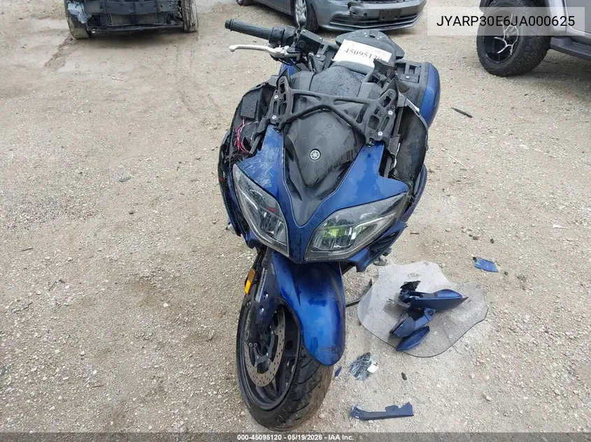 2018 Yamaha Fjr1300 Ae VIN: JYARP30E6JA000625 Lot: 45095120