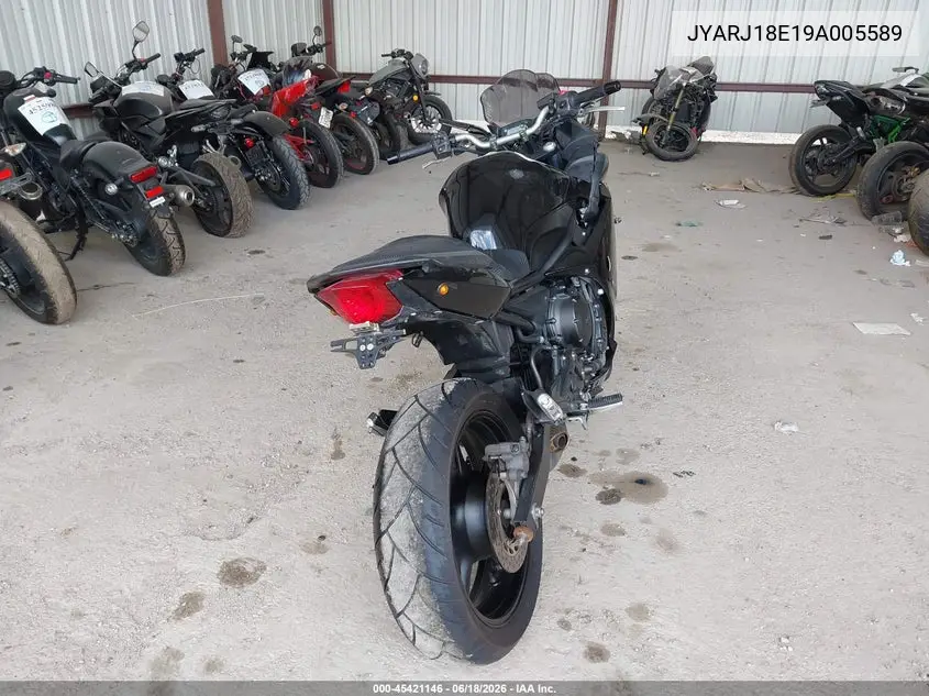 2009 Yamaha Fz6 R VIN: JYARJ18E19A005589 Lot: 45421146