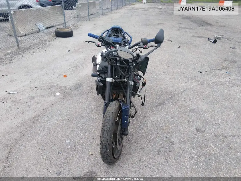 2009 Yamaha Fz1 S VIN: JYARN17E19A006408 Lot: 45589848