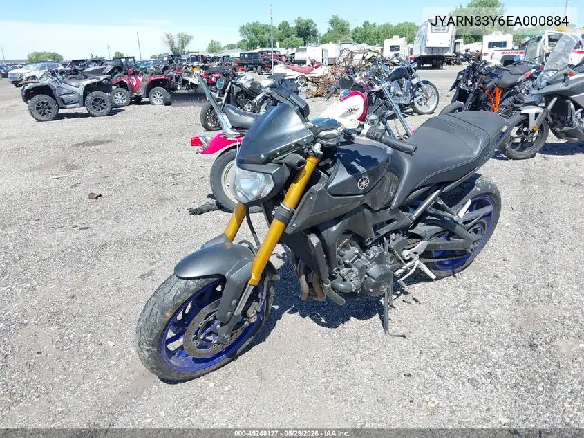 2014 Yamaha Fz09 C VIN: JYARN33Y6EA000884 Lot: 45248127