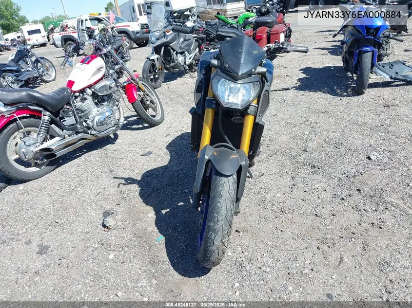 2014 Yamaha Fz09 C VIN: JYARN33Y6EA000884 Lot: 45248127