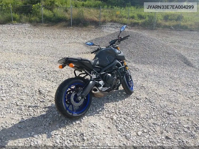 2014 Yamaha Fz09 VIN: JYARN33E7EA004299 Lot: 45277765