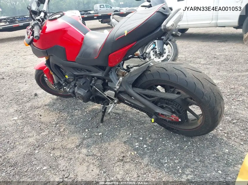2014 Yamaha Fz09 VIN: JYARN33E4EA001053 Lot: 45647336