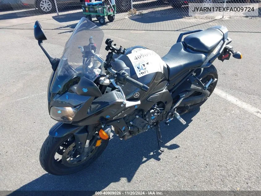 2015 Yamaha Fz1 S VIN: JYARN17EXFA009724 Lot: 40909026
