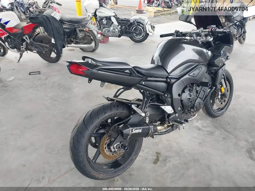 2015 Yamaha Fz1 S VIN: JYARN17E4FA009704 Lot: 45039568