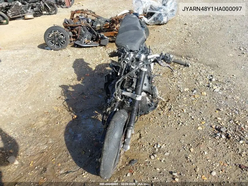2017 Yamaha Fz10 C VIN: JYARN48Y1HA000097 Lot: 44449465