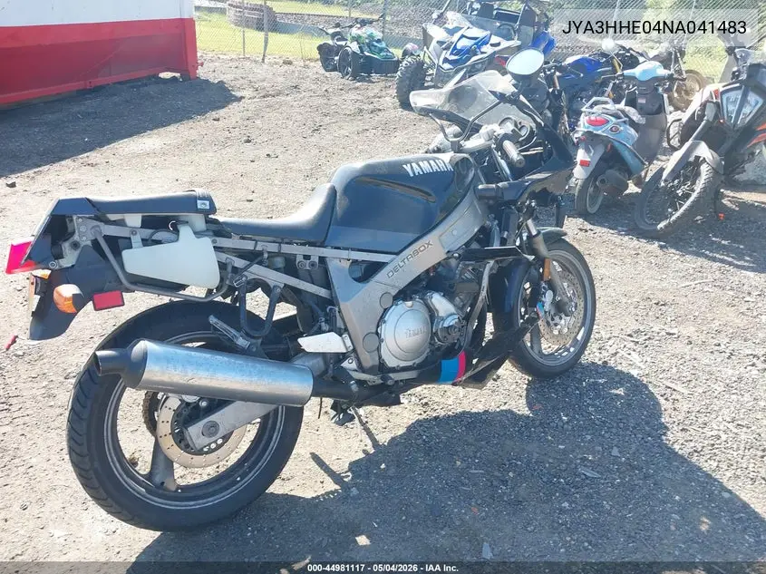 1992 Yamaha Fzr600 R VIN: JYA3HHE04NA041483 Lot: 44981117