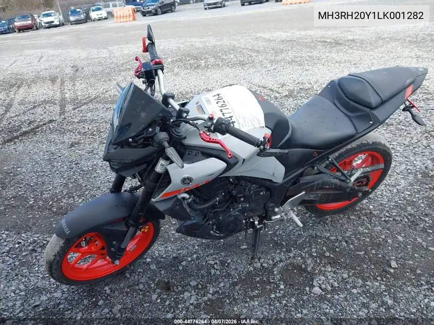 2020 Yamaha Mt-03 VIN: MH3RH20Y1LK001282 Lot: 44776264