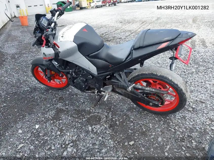 2020 Yamaha Mt-03 VIN: MH3RH20Y1LK001282 Lot: 44776264
