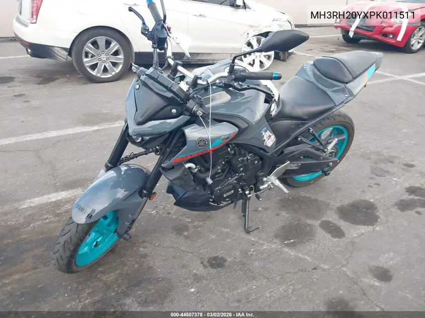 2023 Yamaha Mt-03 VIN: MH3RH20YXPK011511 Lot: 44507378