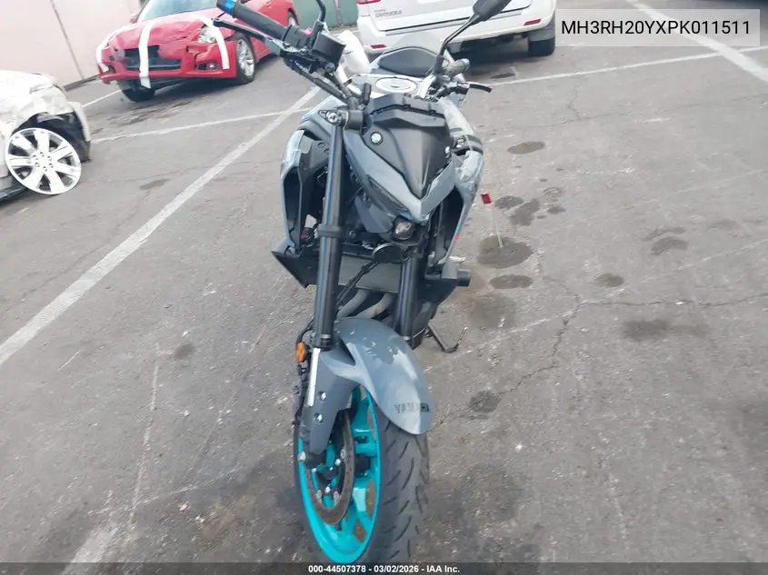2023 Yamaha Mt-03 VIN: MH3RH20YXPK011511 Lot: 44507378