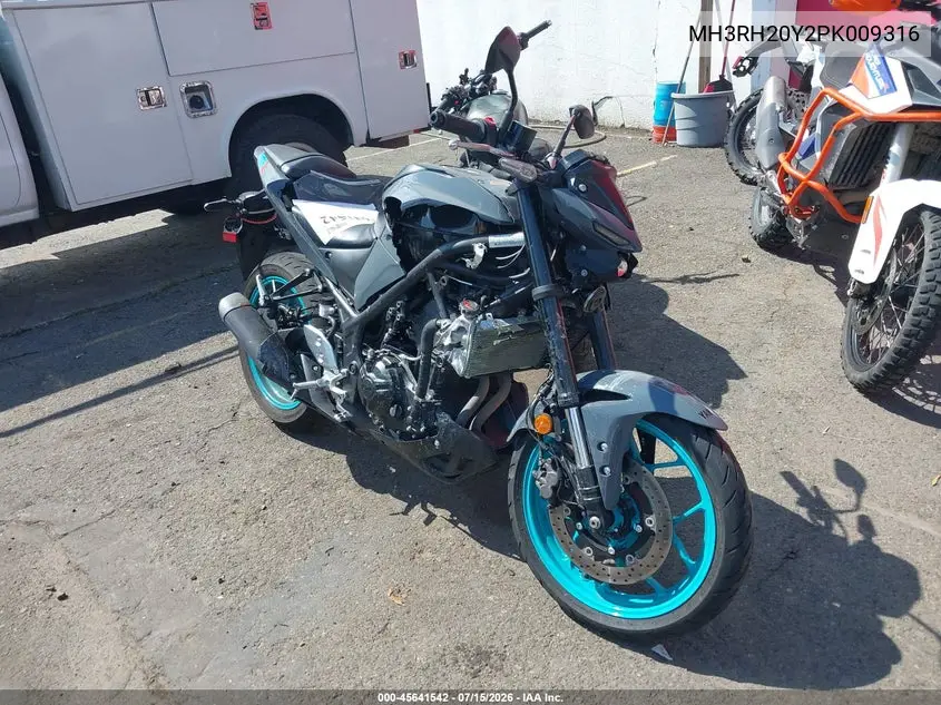 2023 Yamaha Mt-03 VIN: MH3RH20Y2PK009316 Lot: 45641542