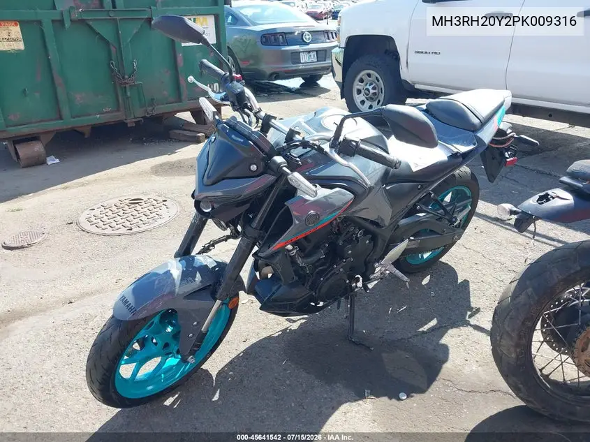 2023 Yamaha Mt-03 VIN: MH3RH20Y2PK009316 Lot: 45641542
