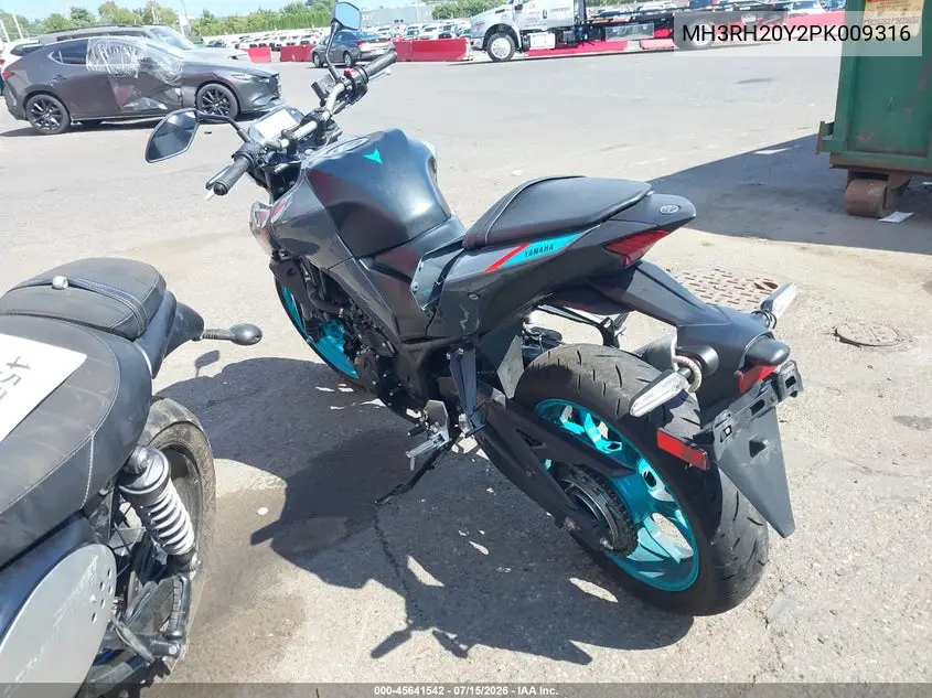 2023 Yamaha Mt-03 VIN: MH3RH20Y2PK009316 Lot: 45641542