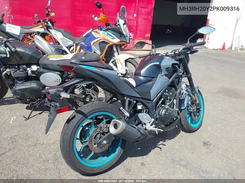 2023 Yamaha Mt-03 VIN: MH3RH20Y2PK009316 Lot: 45641542