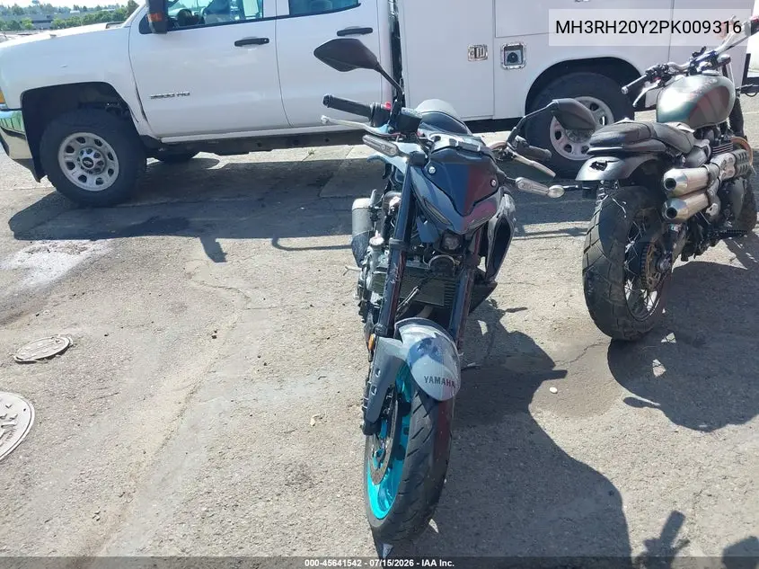 2023 Yamaha Mt-03 VIN: MH3RH20Y2PK009316 Lot: 45641542
