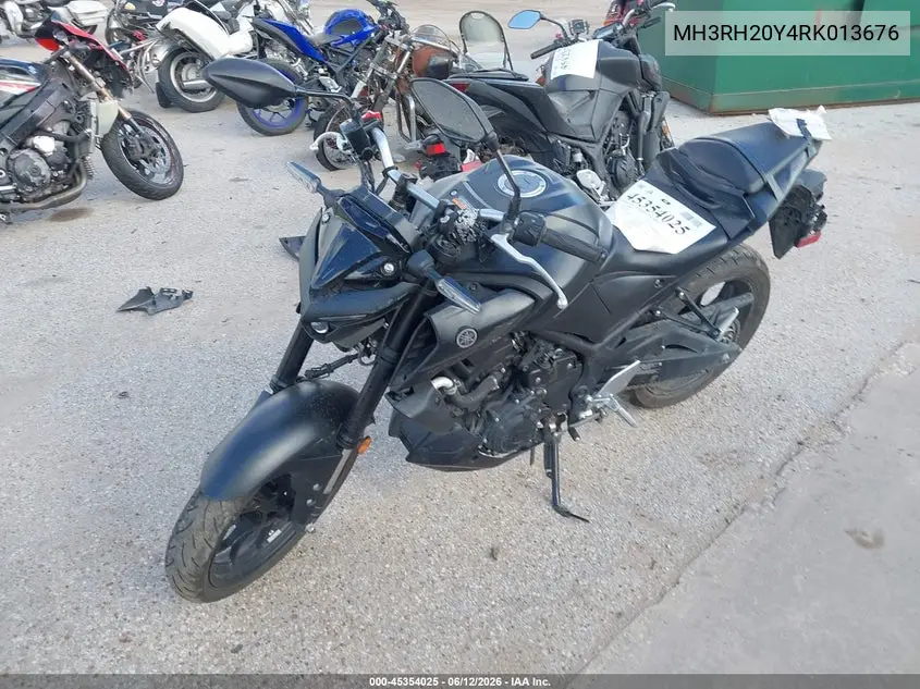 2024 Yamaha Mt-03 VIN: MH3RH20Y4RK013676 Lot: 45354025