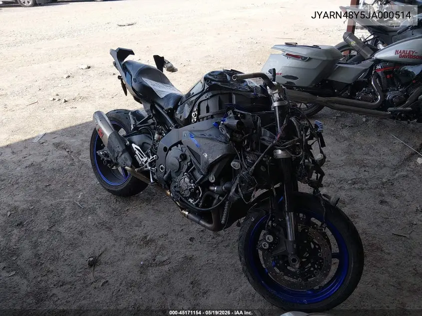 2018 Yamaha Mtn1000 C VIN: JYARN48Y5JA000514 Lot: 45171154