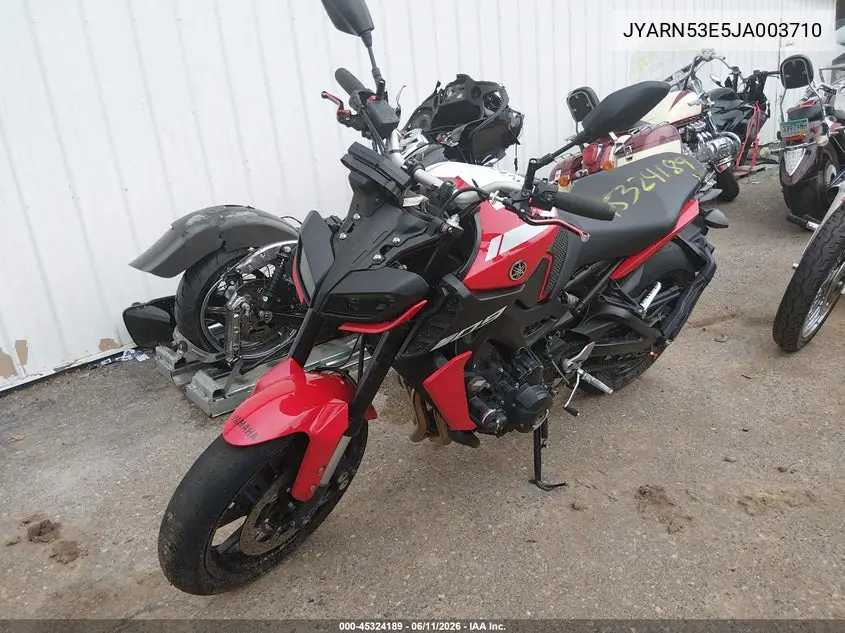 2018 Yamaha Mt09 VIN: JYARN53E5JA003710 Lot: 45324189