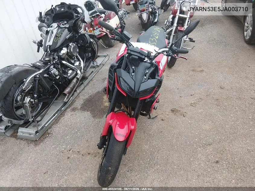 2018 Yamaha Mt09 VIN: JYARN53E5JA003710 Lot: 45324189