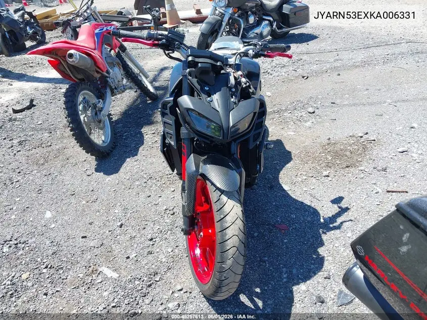 2019 Yamaha Mt09 VIN: JYARN53EXKA006331 Lot: 45257613