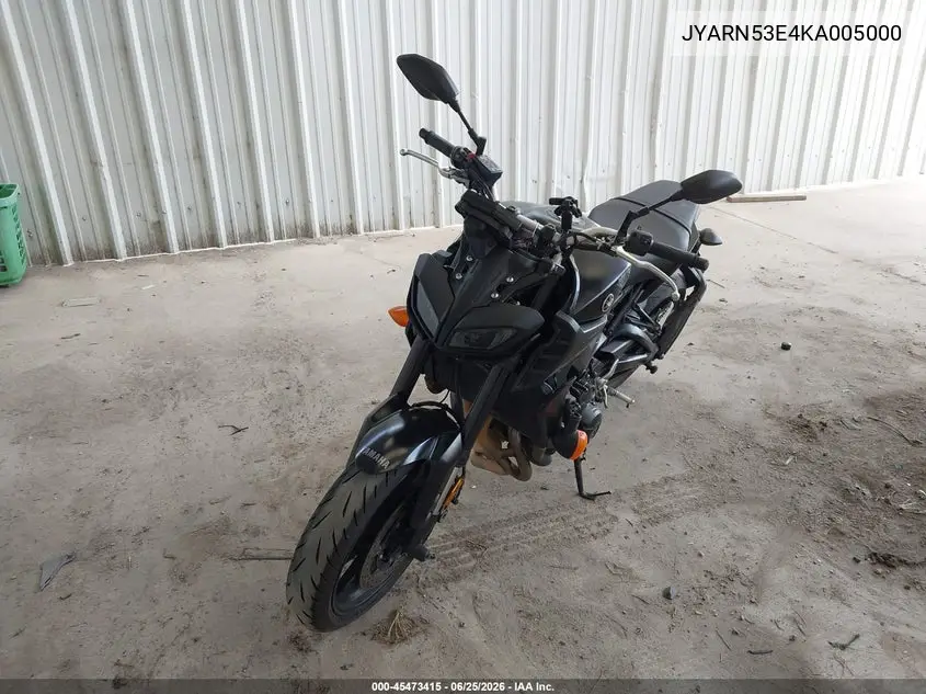 2019 Yamaha Mt09 VIN: JYARN53E4KA005000 Lot: 45473415