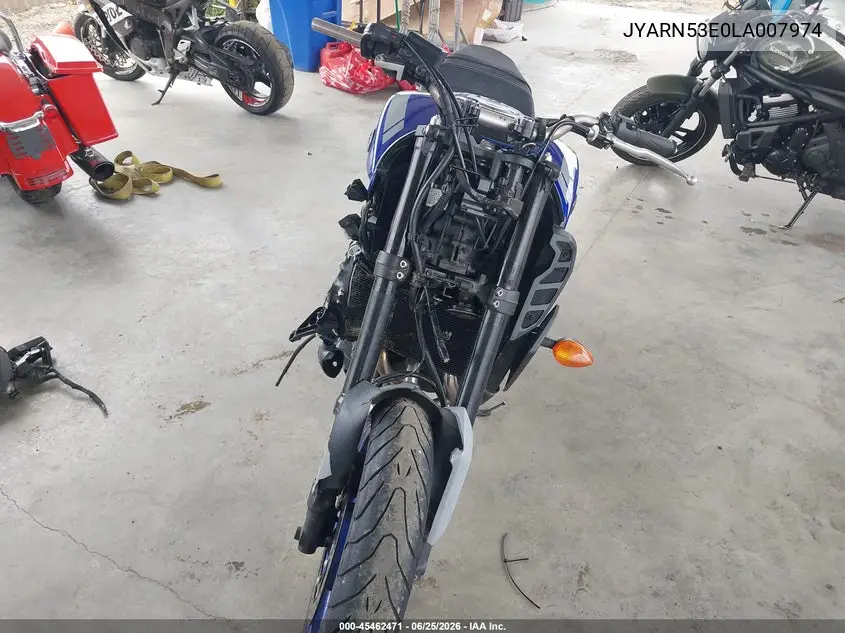 2020 Yamaha Mt09 VIN: JYARN53E0LA007974 Lot: 45462471
