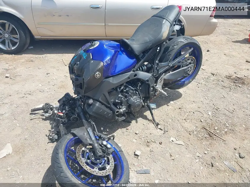 2021 Yamaha Mt09 VIN: JYARN71E2MA000444 Lot: 44917212