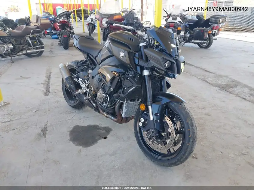 2021 Yamaha Mtn1000 C VIN: JYARN48Y9MA000942 Lot: 45398802